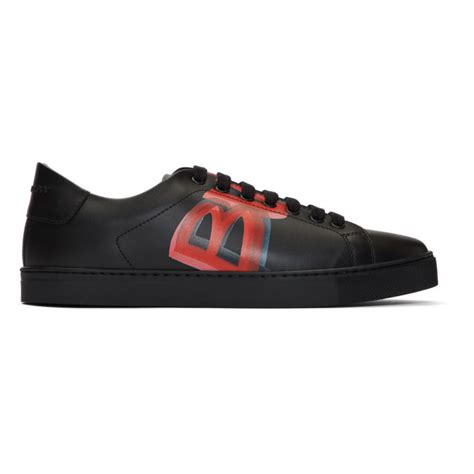 burberry black & red albert sneakers|burberry my burberry black.